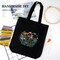 Canvas Tote Bag Embroidery Kit with Pattern, Beginner Embroidery Kits for Adults, Arts and DIY Crafts Embroidery Starter kit, Include Stamped Embroidery Bag, Embroidery Hoops, Color Threads and Tool.